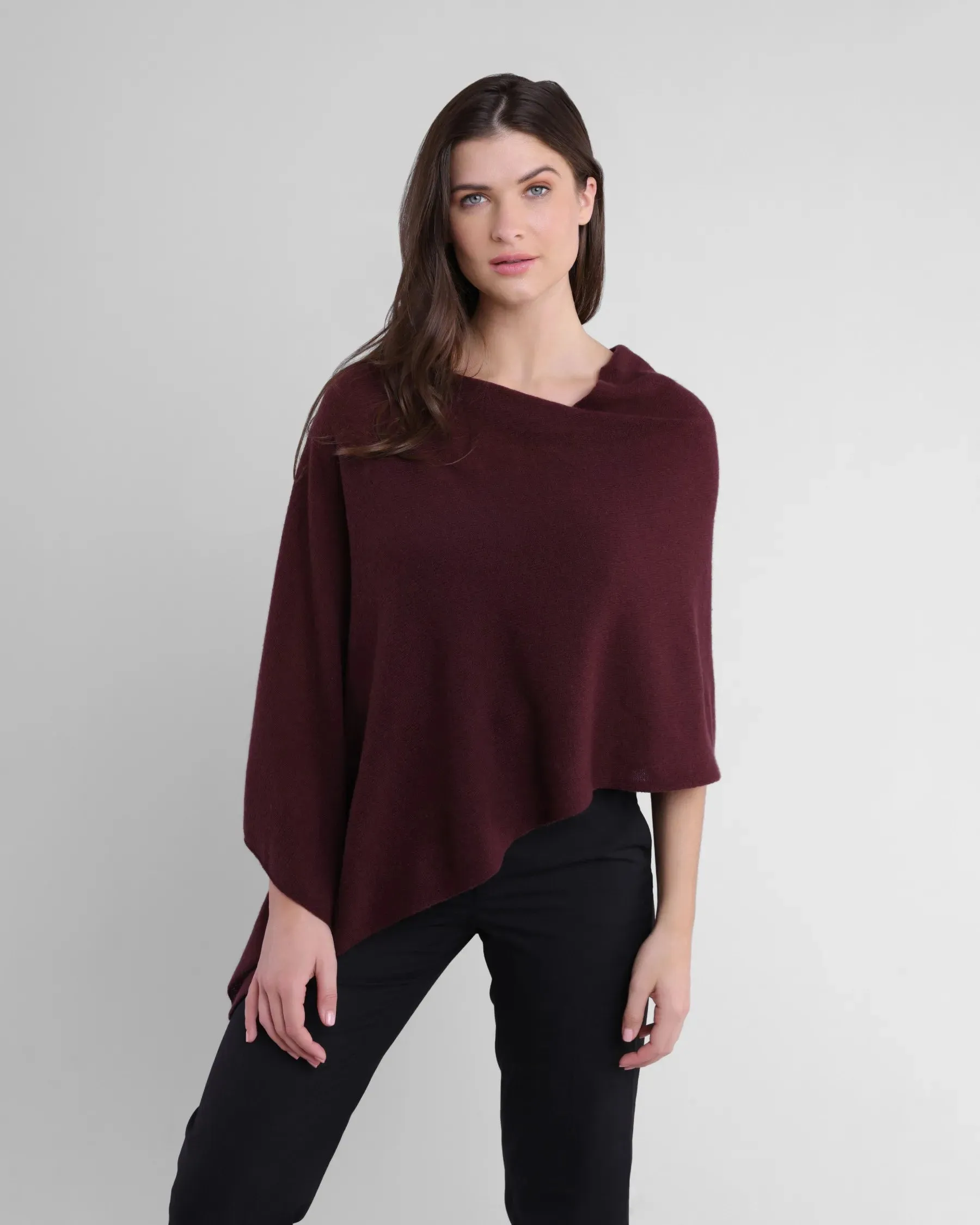 100% Cashmere Dress Topper Poncho
