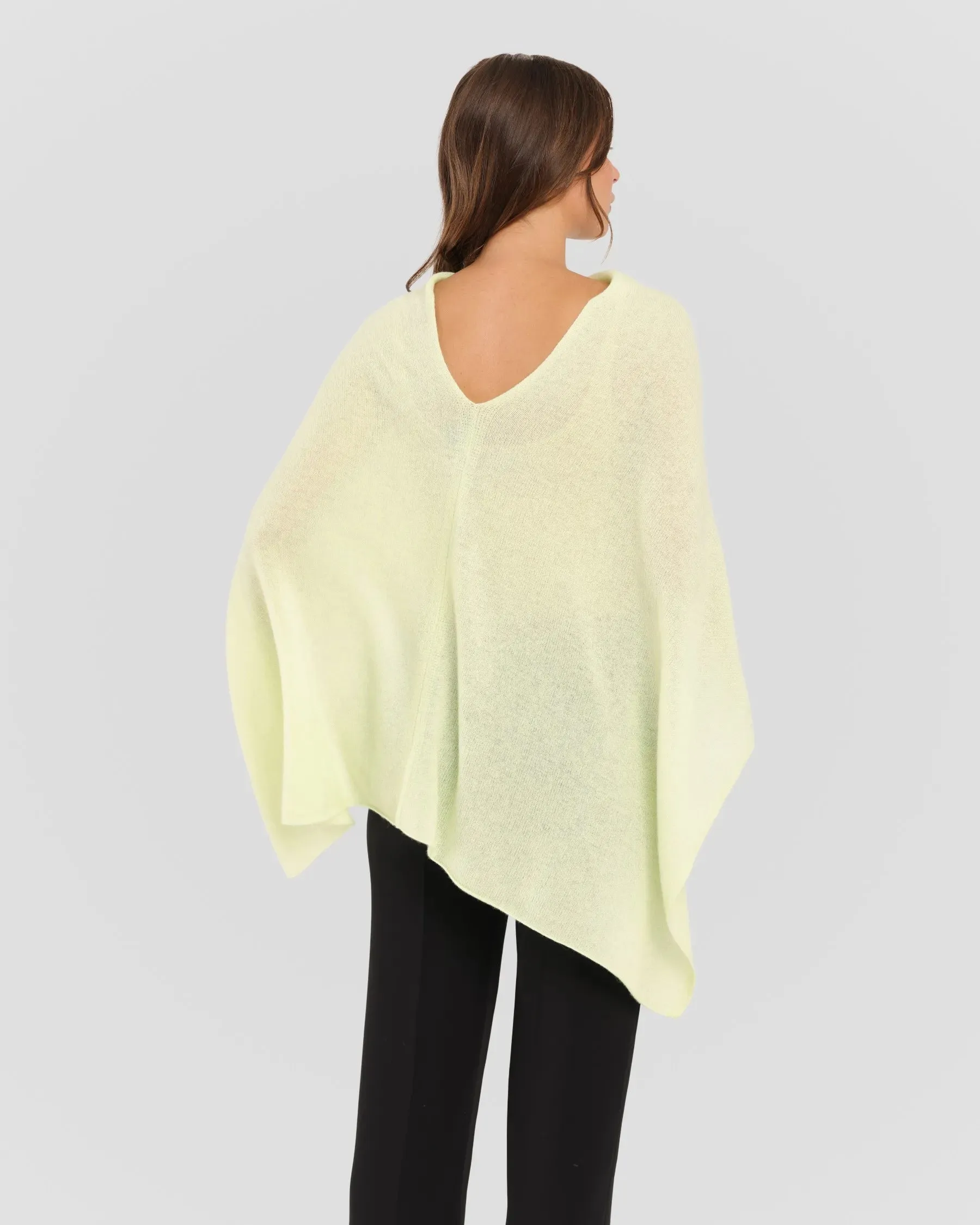 100% Cashmere Dress Topper Poncho