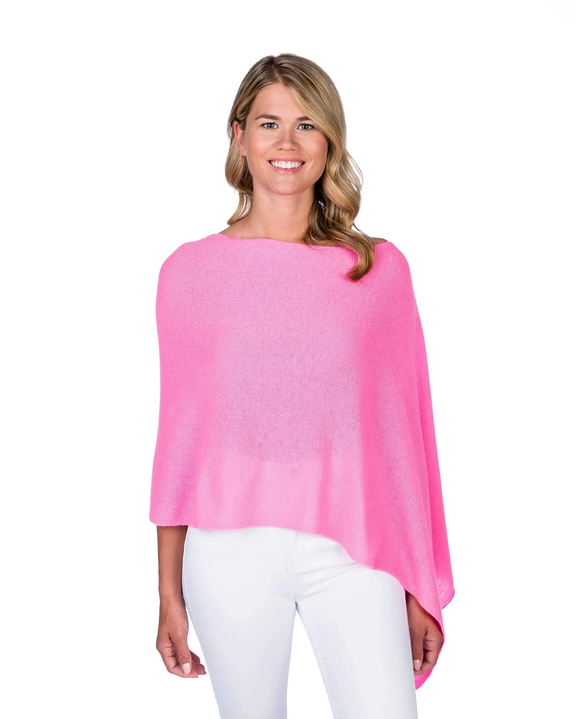 100% Cashmere Dress Topper Poncho