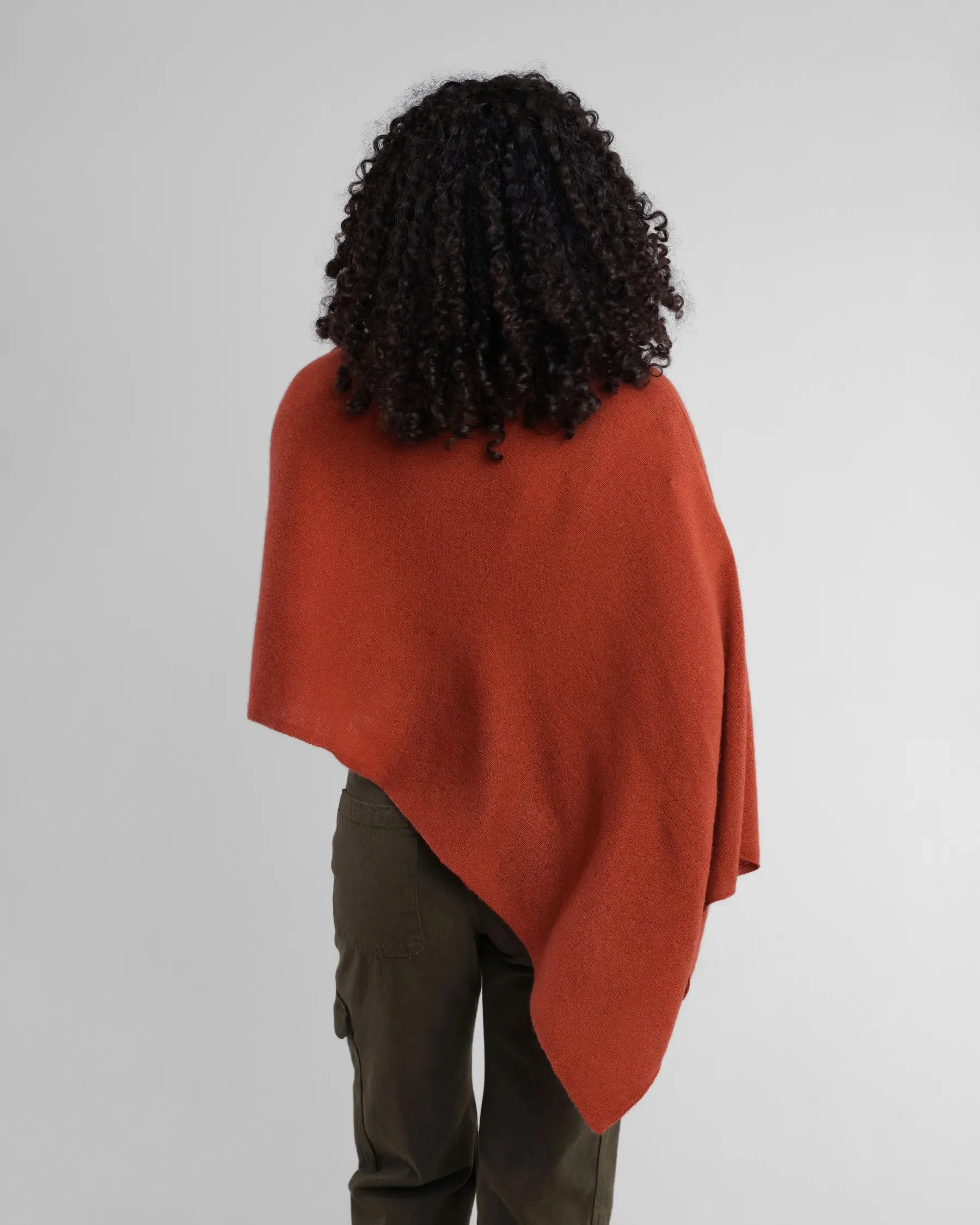 100% Cashmere Dress Topper Poncho