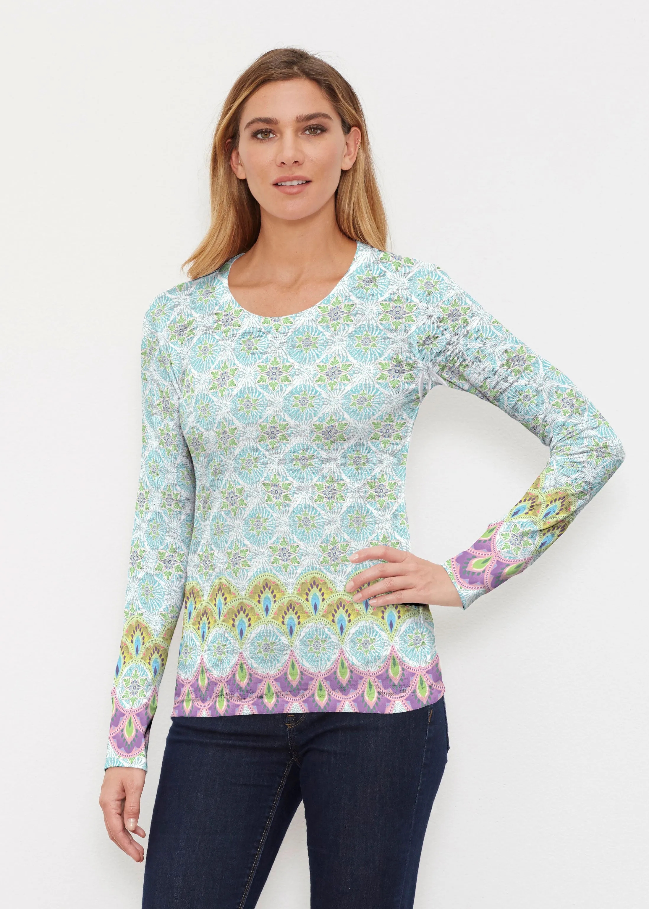 Izzy (19199) ~ Thermal Long Sleeve Crew Shirt
