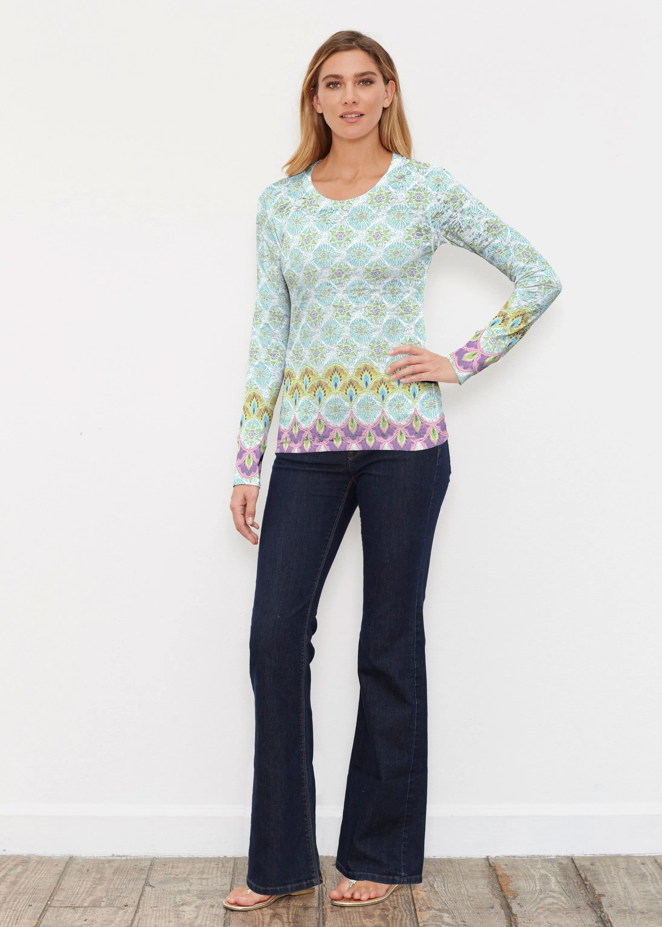 Izzy (19199) ~ Thermal Long Sleeve Crew Shirt