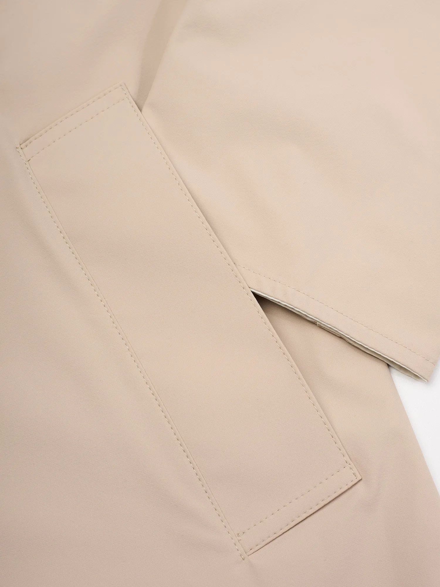 KITON KIRED "Ben" Beige-Ivory  Reversible Trench Rain Coat EU 50 NEW US M