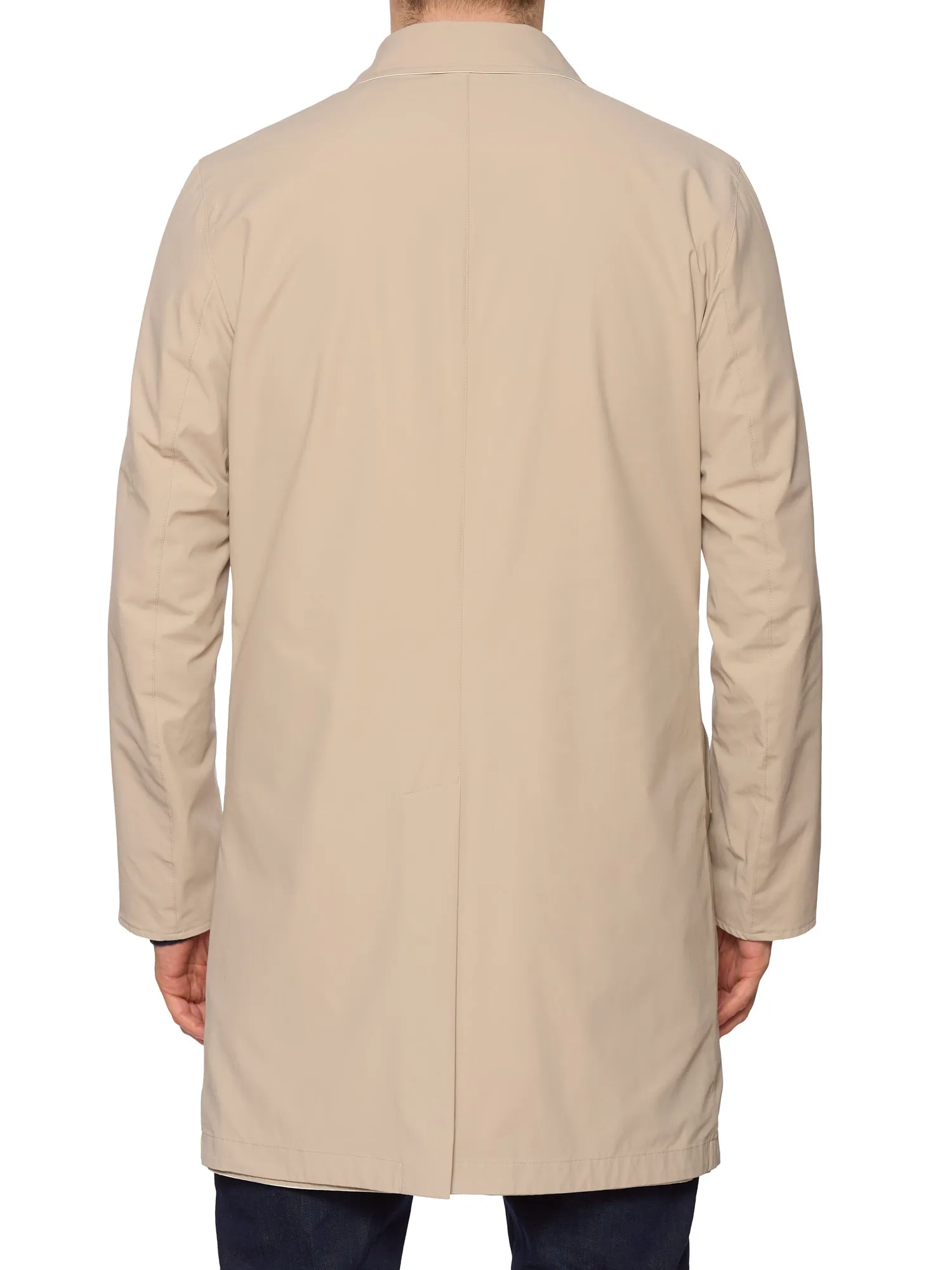 KITON KIRED "Ben" Beige-Ivory  Reversible Trench Rain Coat EU 50 NEW US M