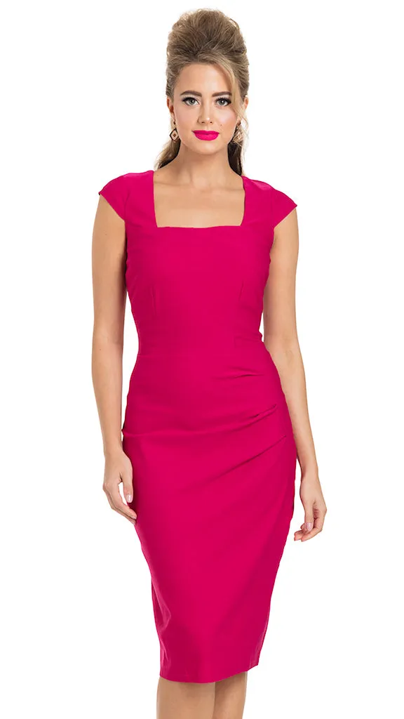 Lillian Pink Pencil Dress
